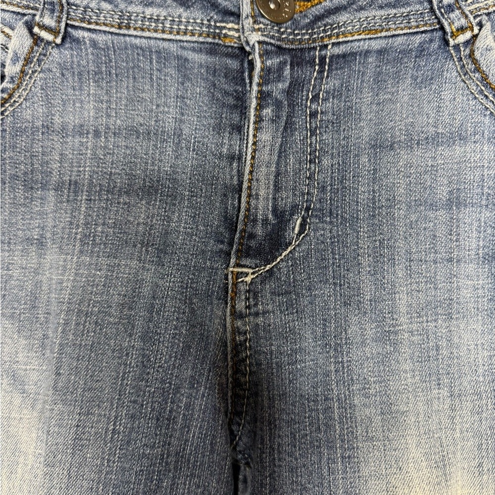 Vintage Y2K LEI Womens Sophia Hiphugger Flare Jean Sz 11 Low Rise 90s Brittany - Picture 4 of 10